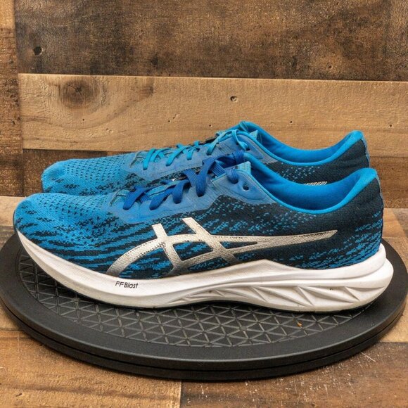 ASICS DYNA BLAST 2 MENS ATHLETIC SHOES RUNNING GYM TRAIN BLUE LOW SIZE 15 - Picture 5 of 9